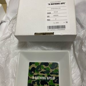 A Bathing Ape Green Camo Ashtray